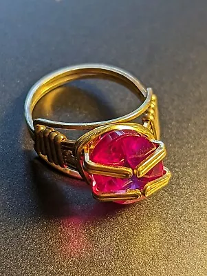 Pink Sapphire Ring - Size: 4 3/4 - 6 Cts  Exceptional  Lab-created Sapphire • $235