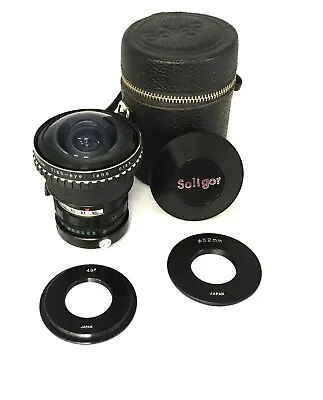 SOLIGOR FISH-EYE Lens 0.15x With 49mm & 52mm Adapter Rings Front Lens Cap & Case • $220