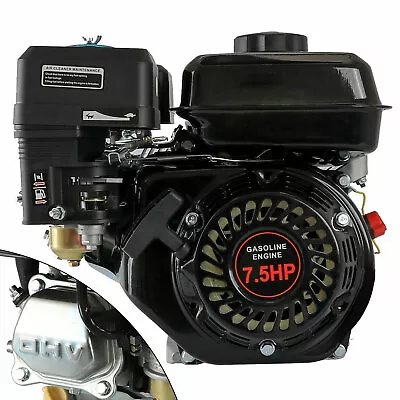 $161.50 • Buy 7.5HP 4-Stroke 210cc OHV Horizontal Shaft Gas Engine Pull Start Go Kart Motor