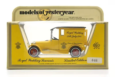 Matchbox Models Of Yesteryear Y5 - 1927 Talbot Van - Code 3 - Royal Wedding • £31.31