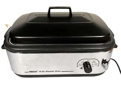 Vintage Nesco 18 QT Roaster Oven Slow Cooker Bake Steam Roast Non-Stick • $84.15