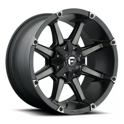 Fuel  D556 Coupler 17x9 5x4.5 5x5.0 Matte Black Double Dark Tint Wheel 17  -12mm • $331