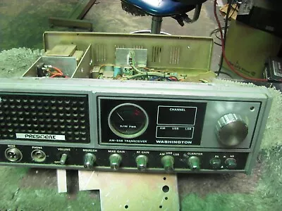 Vintage President Washington Cb Radio Base Station Am Ssb Meter Tec Special • $50