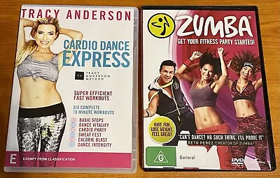 Zumba - Get Your Fitness Party Started DVD R2+4 | Cardio Dance Express DVD R0 • $17.50