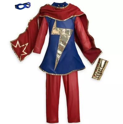 NWT Disney Store Girl's Ms Marvel Costume Halloween Dress Up Size 9/10 • $35