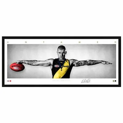 $164.99 • Buy Dustin Martin Richmond Tigers Signed Framed Poster Cotchin Afl Memorabilia