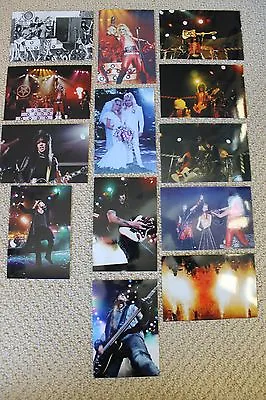 MOTLEY CRUE 13 EARLY PHOTOS 1981-2008 NIKKI SIXX NEIL MARS TOMMY LEE The Dirt • $18.66