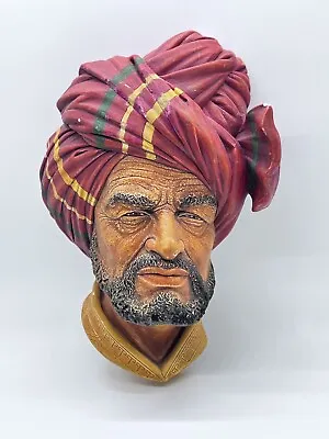 Vintage Bossons Abdhul The Arabian Chalkware Head 1950-60s Made In England • $24.99