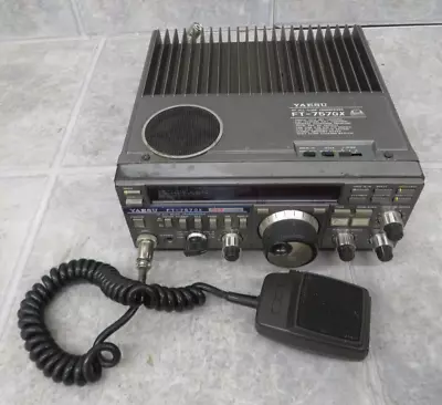 Yaesu FT-757GX 100W Ham Radio Transceiver CAT System C-x *UNTESTED* **AS-IS** • $299.95