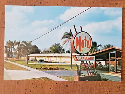 Vintage Postcard View Of Motel Lakeland Lakeland Fl 1950's • $0.99