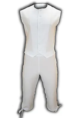Vest And Trousers Soldier Napoleon Fancy Dress Costume Uniform Carnival Theater • £43.12
