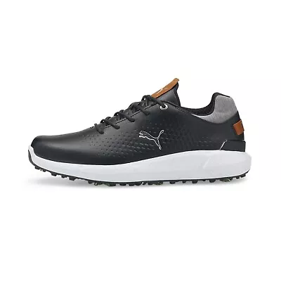 $139 • Buy Puma Ignite Articulate Leather Spiked Men's Golf Shoes - Puma Black
