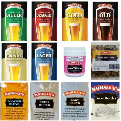 Morgans Australian Range Of Beer Kits | Home Brew | HomeBrewing • £15