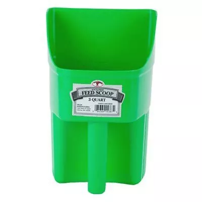 Little Giant 3-Quart Enclosed Feed Scoop Lime Green • $8.28