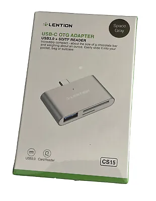 Ultra USB C Stick SD TF Card Reader Type OTG Adapter MacBook Pro 12 Mac Air IPad • £2.99