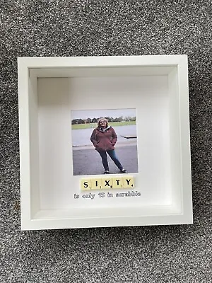 £16 • Buy 60th Birthday Frame, 60th Birthdah Gift, Birthday Frame, Personalised Frame
