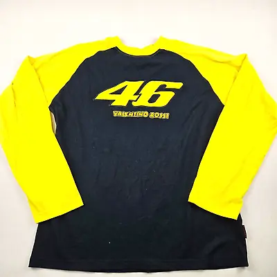 Valentino Rossi 46 The Doctor VR46 T-shirt Unisex Xl Long Sleeve STITCHED LOGO • $32.38