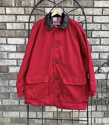 Vintage Marlboro Red Chore Jacket - Size XL - Detachable Vest • $39.99