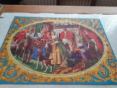 £9.99 • Buy Vintage Jigsaw  Aristocrat  Serie . Oval Jig.saw 1955 With Frame, Tower & Press 