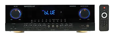 $209.95 • Buy Rockville SINGMIX 5 2000w Bluetooth DJ/Pro/Karaoke/Home Amplifier Mixer Receiver