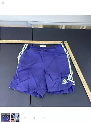 Vintage 90s Adidas Nylon Lightweight Shorts Sz Medium Sport Wear Blokecore  • $12