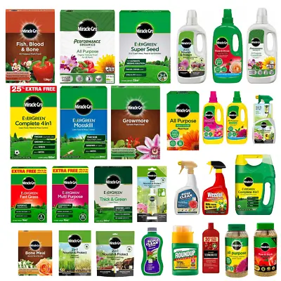 £8.99 • Buy Miracle Gro All Purpose Plant Food Lawn Grass Compost Seed Full Range