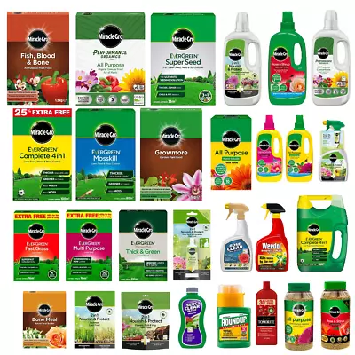 Miracle Gro All Purpose Plant Food Lawn Grass Compost Seed Full Range • £19.99