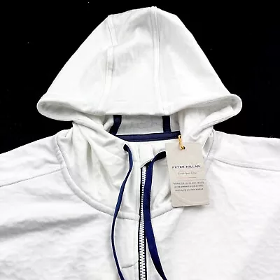 Peter Millar Crown Sport Active Performance Full Zip Hoodie Vest Jacket XL • $119.99