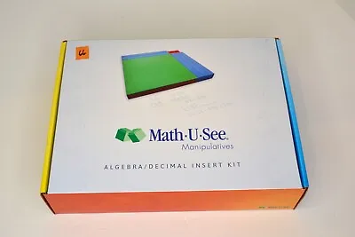 Math U See Manipulatives Algebra Decimal Insert Kit - Excellent Condition • $30