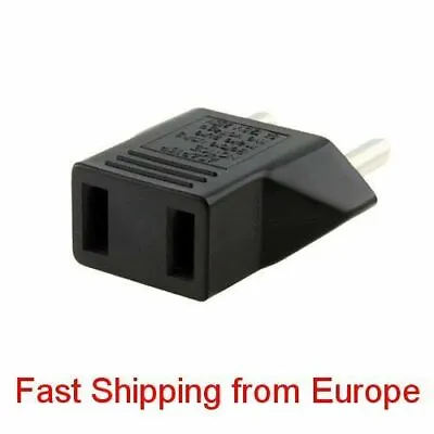 2PCS US To EU AC Power Plug Converter Travel Adapter Charger - Fast Shipping • $3.99