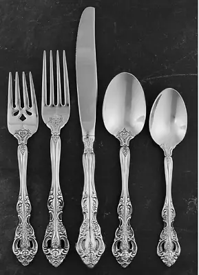 Oneida Michelangelo 18/10 Stainless Steel 5pc. Place Setting Service For One • $31.59