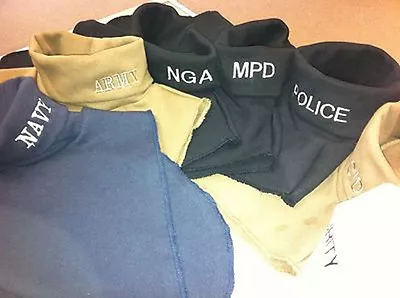 Police Embroidery Mock Dickies/ Turtleneck Dickies • $30