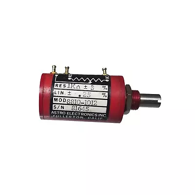 10 Turn 1K Ohm Wirewound Potentiometer 3% Tolerance • $5.36