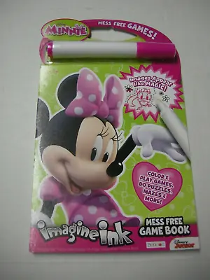 Disney Minnie Mouse Imagine Ink Mess Free Coloring Game Book By Bendon Ages 3+ • $7.99