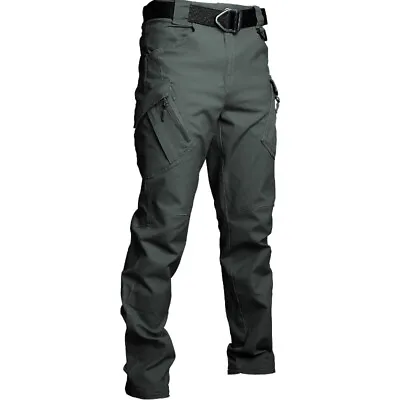 US Men Tactical Cargo Pants Soldier Straight-fit Work Combat Trousers Outdoor A • $22.99