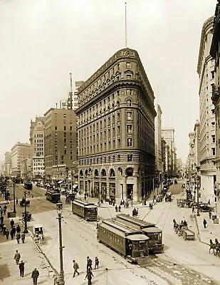 1912 Market & Post Streets San Francisco California Old Photo 8  X 10  Reprint • $13