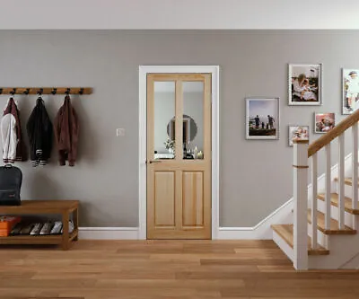 £86 • Buy Victorian Style 4 Panel Clear Pine Glazed Internal Doors