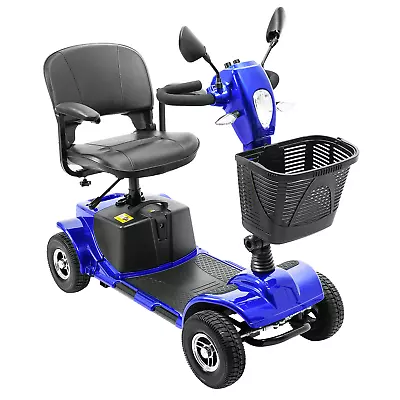 $679 • Buy 4 Wheels Mobility Scooter Power Wheel Chair Electric Device Compact For Travel