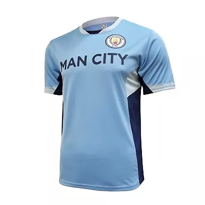 Manchester City F.C. Official Adult Soccer Poly Shirt Jersey -03 Large • $27.99