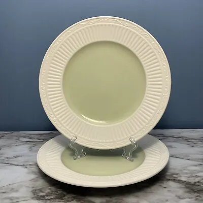 Set Of 2 Mikasa Italian Countryside Sage Green/Natural Salad Plates 8.5” • $16