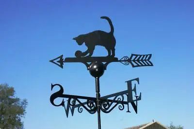 Solid Steel Black Painted Garden Weathervane - 20 Designs Available • £129