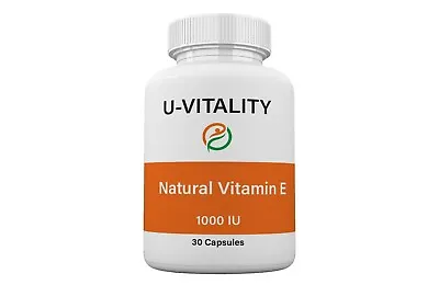 Buy 2 Get 1 FREE Natural Vitamin E 1000 IU Alpha Tocopherol Mixed Heart Health • $12.95