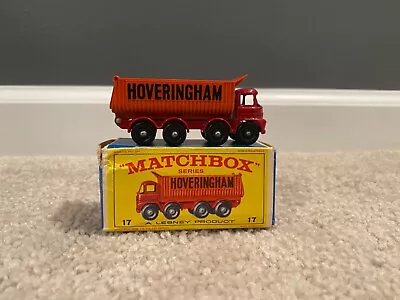 Matchbox 17D Hoveringham Tipper 1963 In Original Box Vintage  • $49.99