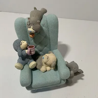 Tatty Teddy  All Cosy With My Blue Nose Friends Rare Figurine • $19.57