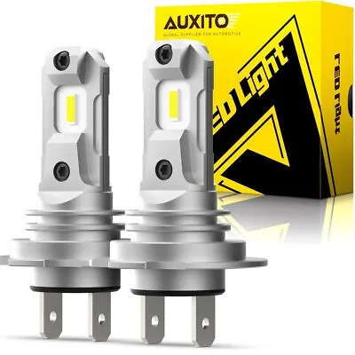 2x AUXITO H7 LED Headlight Bulbs Low Beam Conversion Kit Xenon White 6500K Lamps • $20.89