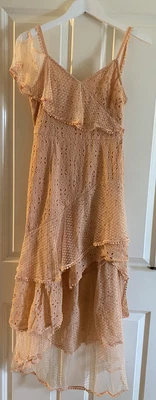£22 • Buy ASOS Design Petite Asymmetric Ruffle Broderie Maxi Dress - Size 10 - BNWT
