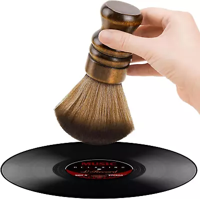 Vinyl Record Cleaning Brush Anti-Static Soft LP Record Cleaner Vinyl Dust Remo • $22.17