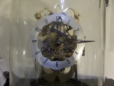 £399 • Buy Pro Clock Skeleton Clock  003  Under Glass Dome Made From An Enfield Movement 