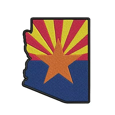 43051 Arizona State Flag USA Political Southwest Cut Out Sew Iron On Patch NEW • $5.87