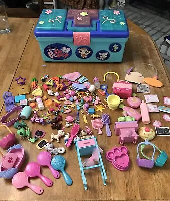 Littlest Pet Shop Tackle Box 2007 Case + My Little Pony Barbie Disney Bella Beau • $69